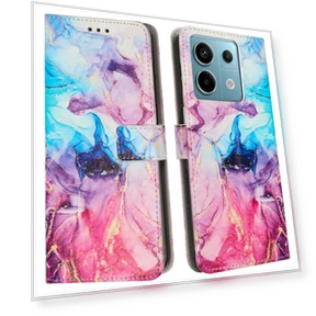 Чехол-подставка с мраморным узором и кошельком из ПУ кожи — Аксессуары для телефонов, Smartwatch 2025