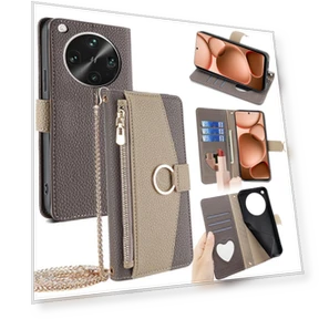 Чехол-кошелек с зеркалом и цепочкой — Чехлы для умных часов, Smartwatch 2025