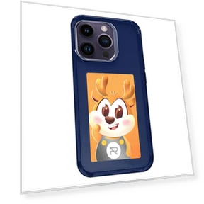 Умный чехол с E-Ink экраном — Наклейки, Smartwatch 2025