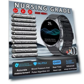 Умные часы с пульсовой терапией и мониторингом здоровья — Умные часы, QLY Online