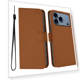 Чехол для iPhone 17 Pro Max с кошельком и ремешком — Базовые чехлы, Smartwatch 2025