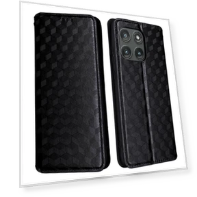 Чехол-кошелек с ромбовидным тиснением из кожи — Чехлы-книжки, Smartwatch 2025