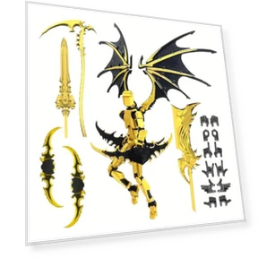 3D-печатная фигурка робота с аксессуарами — Фигурки и статуэтки, Party&Festival Supplies