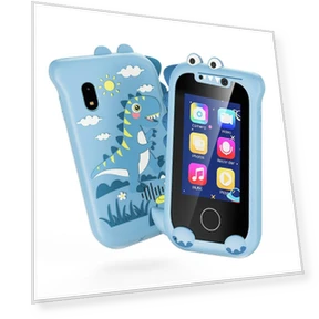 Детский сенсорный игровой телефон с MP3-плеером и двойной камерой — Электронные обучающие игрушки, Toys-Glory Fourall