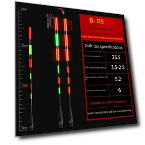Сверхчувствительный светодиодный поплавок для ночной рыбалки — Сигнализаторы поклевки, jusuKJ