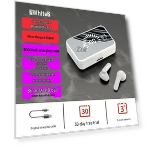 Беспроводные наушники с зеркальным дисплеем — Внутриканальные наушники, the BAY