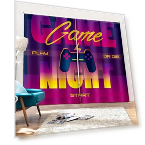 Игровой электронный контроллер занавеска — Декор для детской, A Family Of Home Textiles