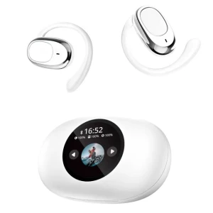 Bluetooth-наушники с сенсорным цветным экраном — Беспроводные наушники, Junmaocun