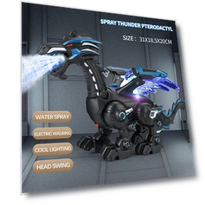 Электрический спрей, дезинфицирующий робот, игрушка-динозавр — Игрушки для малышей, juhe