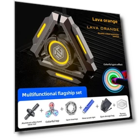 Fidget Spinner металлический сплав гироскоп светящаяся — Спиннеры, Toys-Glory Fourall