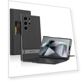 Чехол с откидной крышкой и скрытой подставкой для карт — Чехлы-книжки, Smartwatch 2025