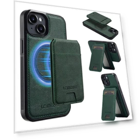 Магнитный чехол с отстегивающимся держателем для карт — Аксессуары для телефонов, Smartwatch 2025