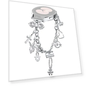 Металлический браслет с подвеской — Ремешки для часов, Smartwatch 2025