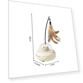 Умная дразнилка для кошек — Перьевые игрушки, Darling Women Boutique D