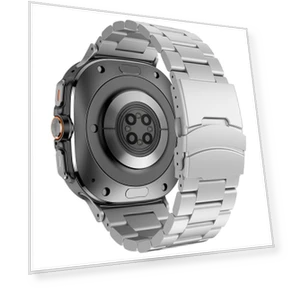 Браслет для часов Titanium Alloy Three Bead Wrist Strap с инструментом — Ремешки для часов, Smartwatch 2025