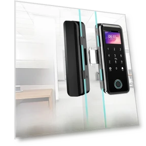 Умный замок для безрамной стеклянной двери — Электромагнитные замки, VantaGoods