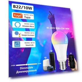 Умная WiFi лампа RGB — Светодиодные, MeeToo