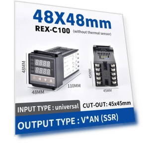 Температурный контроллер с датчиком типа K — Датчики и зонды температуры, maochi