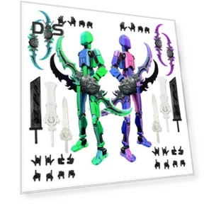 3D-печатная фигурка робота с аксессуарами — Куклы и фигурки, Play with You