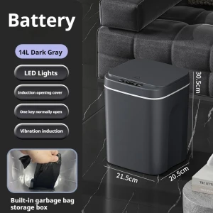 Умный мусорный бак для ванной комнаты — Сенсорные мусорные ведра, Homedepot