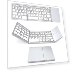 Портативная мини-трех складная Bluetooth-клавиатура с сенсорной панелью — Клавиатуры, Happy Super Creative