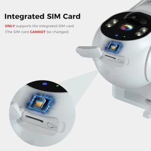 Солнечная камера безопасности с 4G LTE, без Wi-Fi, для улицы — Камеры видеонаблюдения, Hiseeu