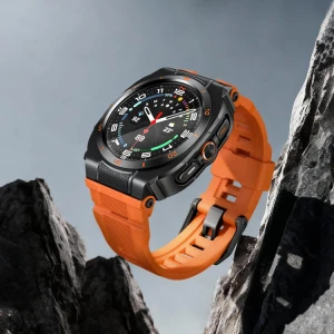 Ремешок для часов с вибрирующим цинковым сплавом и силиконовым покрытием, Samsung