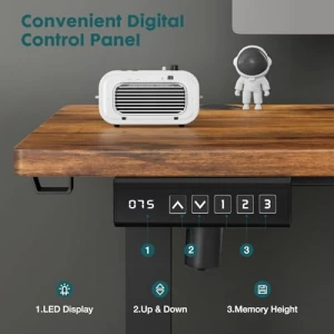 Регулируемый по высоте электрический стол для сидячей и стоячей работы — Столы с регулировкой высоты, SMUG