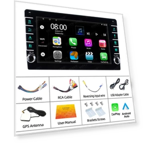 Автомобильный радиоприемник с 8-дюймовым сенсорным экраном — Аксессуары и крепления для установки, HOME-Auto-001