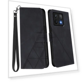 Кожаный чехол с ручным ремнем и подставкой — Аксессуары для телефонов, Smartwatch 2025