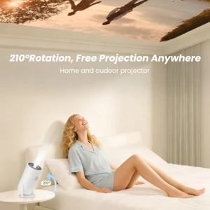 Мини-проектор с WiFi и Bluetooth, поддержкой 4K, портативный для улицы, с Android и встроенными приложениями — Проекторы, TryLand