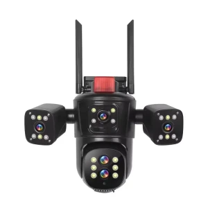 Беспроводная IP-камера для улицы с пятью объективами и PTZ — Камеры видеонаблюдения, DengHong
