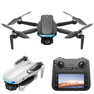 Дрон с GPS и 5G FPV, 5.9-дюймовым экраном, камерой 1080P и 3-осевым стабилизатором — Квадрокоптеры, LSRC