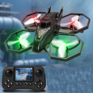 Дрон с Wi-Fi FPV, ЖК-дисплеем на пульте и HD-камерой — Квадрокоптеры, JJRC