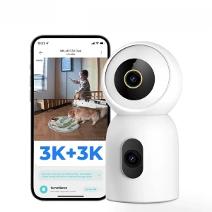 Внутренняя камера безопасности с двойной 3K камерой и Wi-Fi — Камеры видеонаблюдения, IMILAB