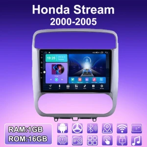 2 DIN Android CarPlay автомобильное радио для Honda Stream 2000-2005 — Автомагнитолы, BAODANDP