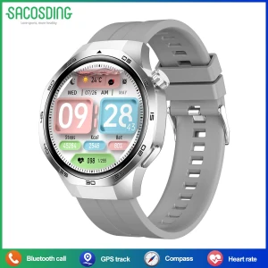 Смарт-часы с GPS и AMOLED дисплеем — Фитнес-браслеты, SACOSDING