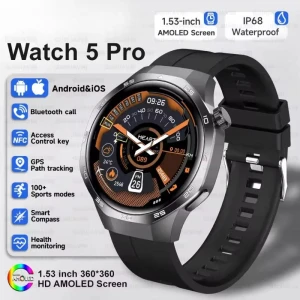 Смарт-часы с AMOLED экраном, NFC и GPS — Умные часы, JT-Online