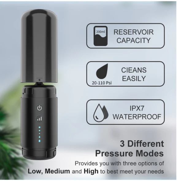 Automatic Electric Ear Cleaner with Jet Flusher and Nozzles — Electric Ear Cleaner