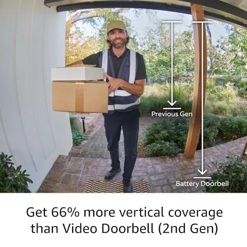 Battery Doorbell with Chime — Video Doorbell, Ring