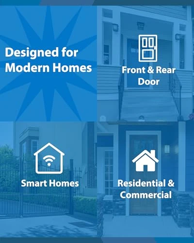 Electric Doorbell Kit with Selectable Ring Chimes — Video Doorbell, NICOR Lighting