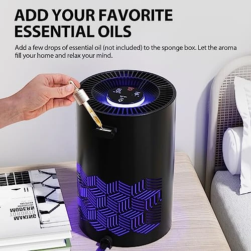 HEPA Air Purifier with RGB Lights for Bedroom — Air Purifier, FreAire