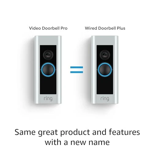 Wired Video Doorbell Pro with Two-Way Talk and Motion Detection — Video Doorbell, Ring