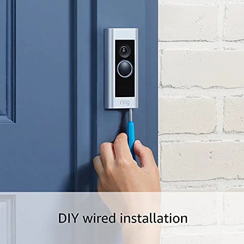 Wired Video Doorbell Pro with Two-Way Talk and Motion Detection — Video Doorbell, Ring