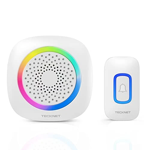 Wireless Doorbell with RGB Alarm Lighting — Video Doorbell, TECKNET