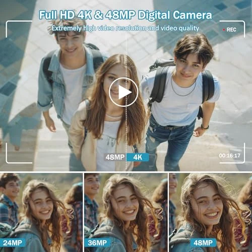 Digital Camera for Vlogging and Photography, FJFJOPK