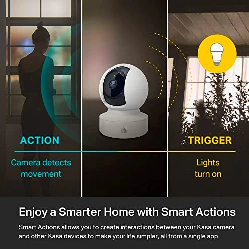 Indoor Pan/Tilt Smart Security Camera, 1080p HD with Night Vision, Motion Detection — Security Camera, TP-Link