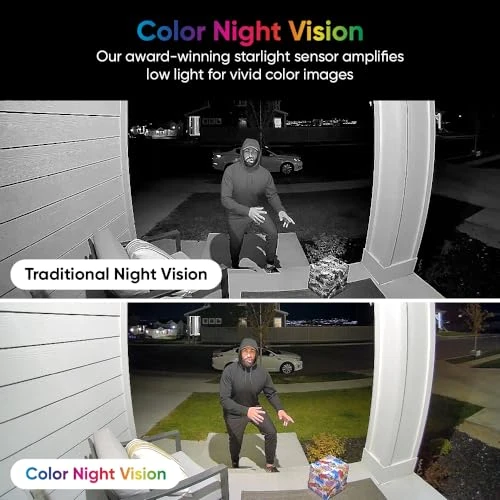 Video Doorbell with Two-Way Audio, 2K Video, Color Night Vision — Video Doorbell, Wyze
