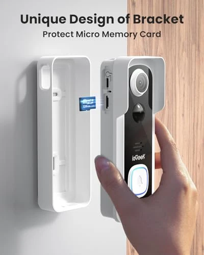 Wireless Video Doorbell with Chime, 1080P FHD, Voice Changer, PIR Motion Detection — Video Doorbell, iegeek