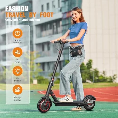 Portable Folding Commuting Electric Scooter for Adults — Electric Scooter, Longxynous